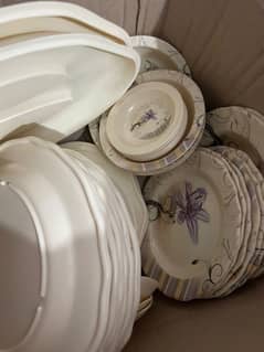 melamine dinner set not used