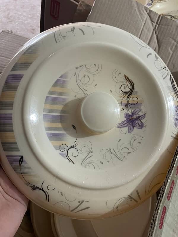 melamine dinner set not used 2