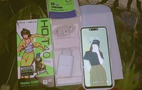 infinix hot 40 pro new condition with all acessory