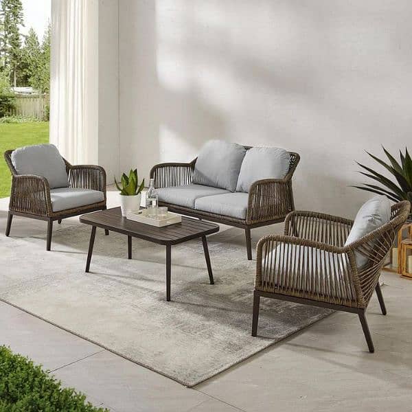 4 seater Outdoor Indoor patio Roop sofa set. . . 5