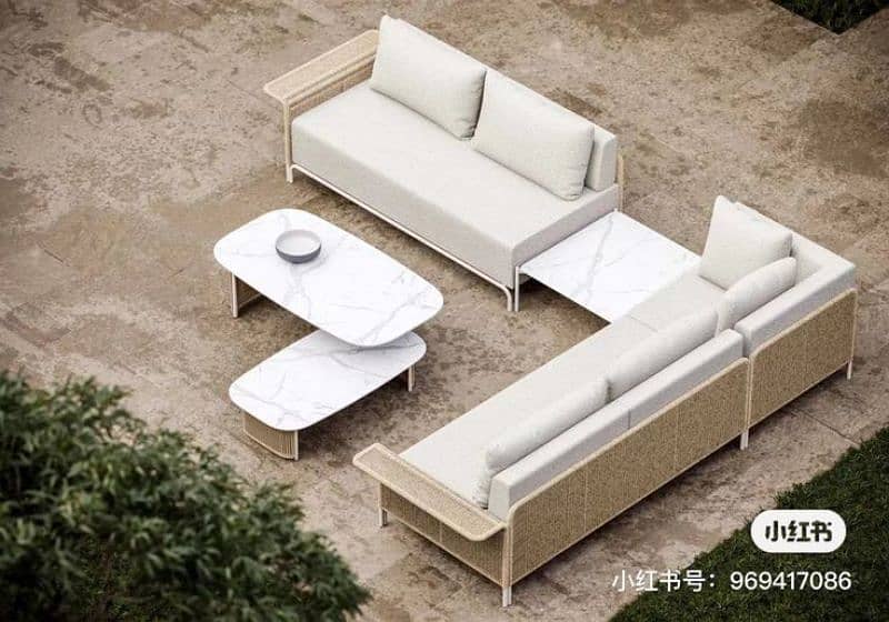 4 seater Outdoor Indoor patio Roop sofa set. . . 6