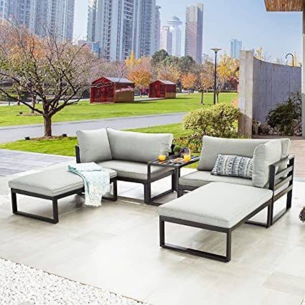 4 seater Outdoor Indoor patio Roop sofa set. . . 8