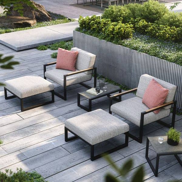 4 seater Outdoor Indoor patio Roop sofa set. . . 9