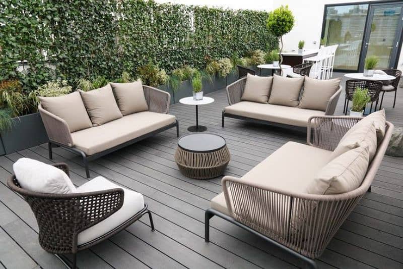 4 seater Outdoor Indoor patio Roop sofa set. . . 15