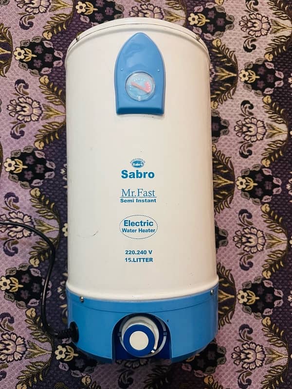 Sabro Electric Geyser 15 liters For Sale 0