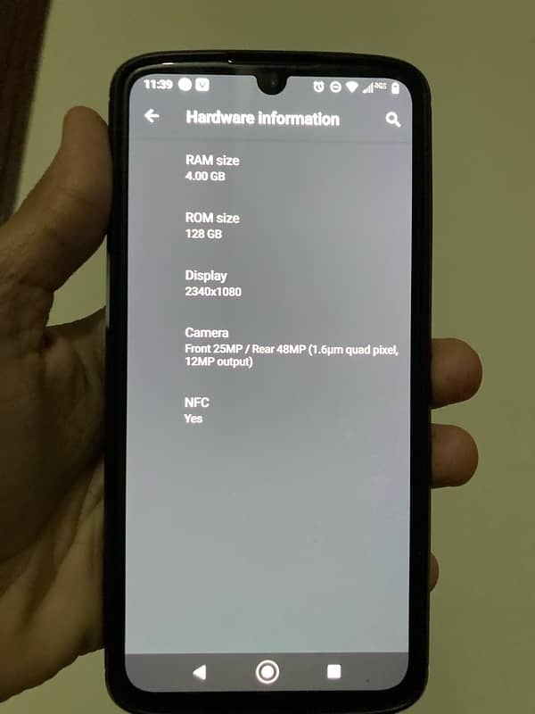 moto z4 4/128 PTA Approve condition like new 6