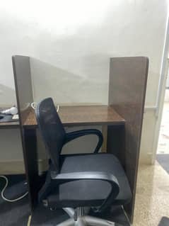 Chair &  office cubicle