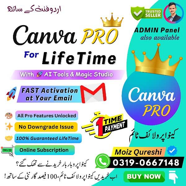 CANVA PRO LifeTime | 100% Real N Online Guaranteed LifeTime 0