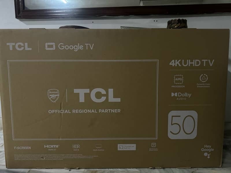 TCL 50inch 4K UHD LED TV for sale 1