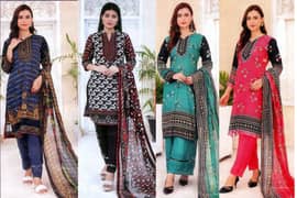 Swiss Lawn 3 Piece Unstitched Suits