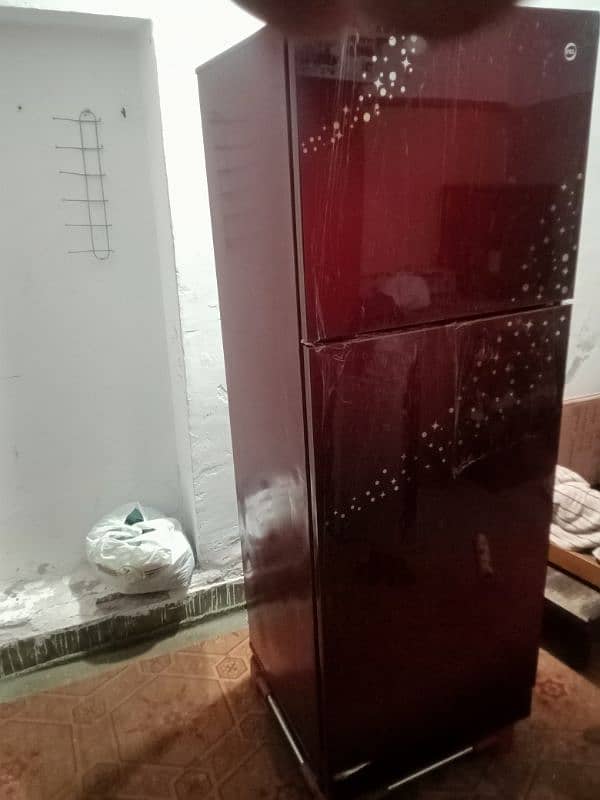 pel glass door larg saiz firdge urgent sell 6