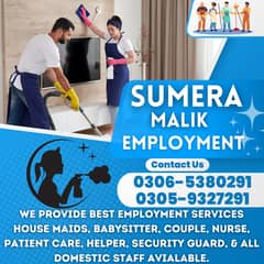 Nurse , Patient Care, Nanny , Attendane , Maids , Cook , Chef, Driver