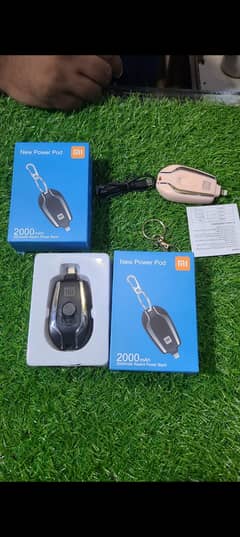 Power bank keychain travel 2000 mah