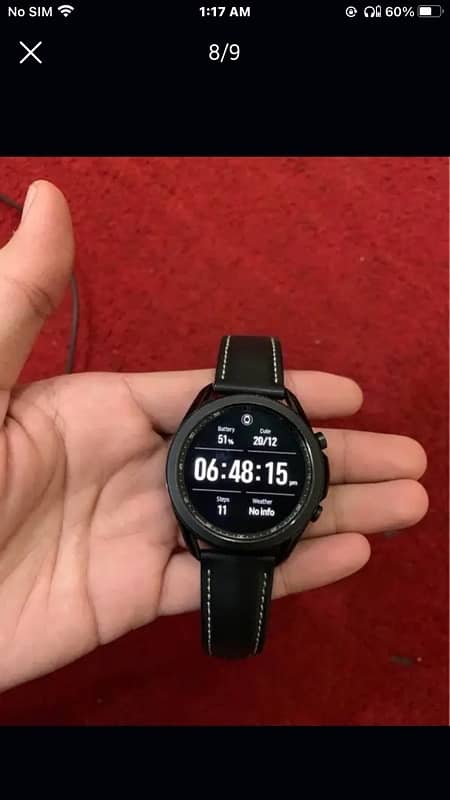 samsung watch3 like new  3 day battry beckup 4