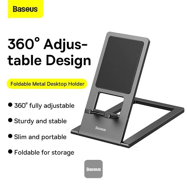 Foldable Desktop Holder / Silicon Phone Card / USB Adapter. 5