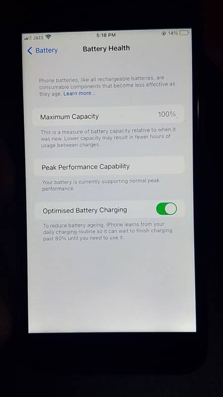 I phone 7 Plus PTA Approved 128gb 5