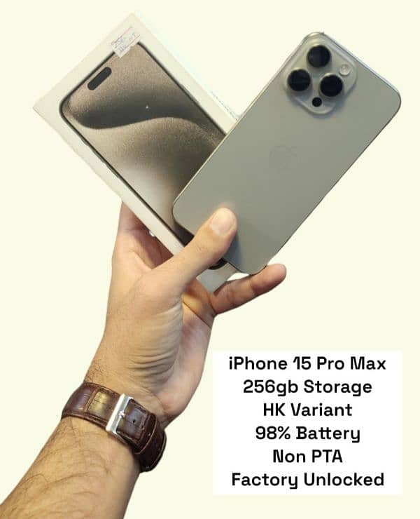 iPhone 15 Pro Max (256gb - Non PTA Hong Kong) 0