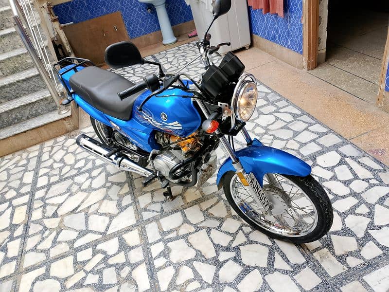 Yamaha yb125z blue 2