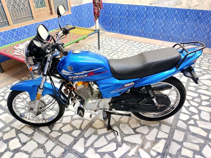 Yamaha yb125z blue 3