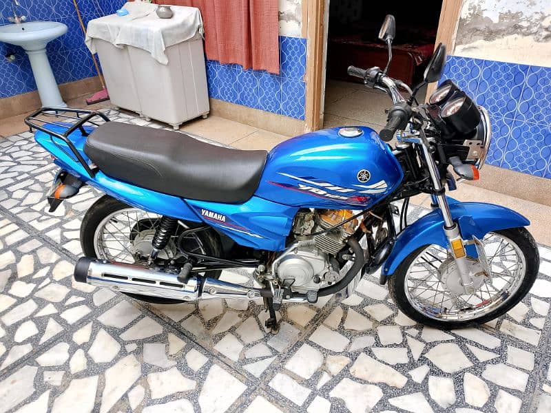 Yamaha yb125z blue 5