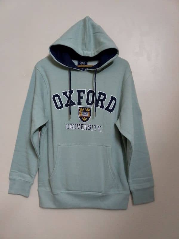 Vintage Oxford University Printed Hoodie 1