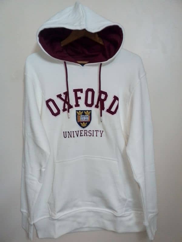 Vintage Oxford University Printed Hoodie 5