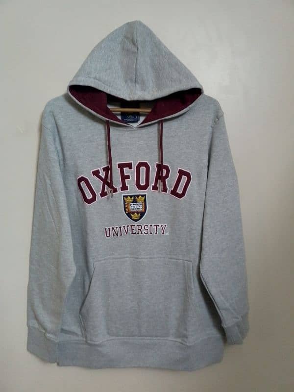 Vintage Oxford University Printed Hoodie 6