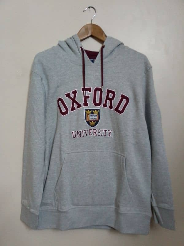 Vintage Oxford University Printed Hoodie 7