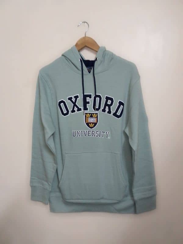 Vintage Oxford University Printed Hoodie 10