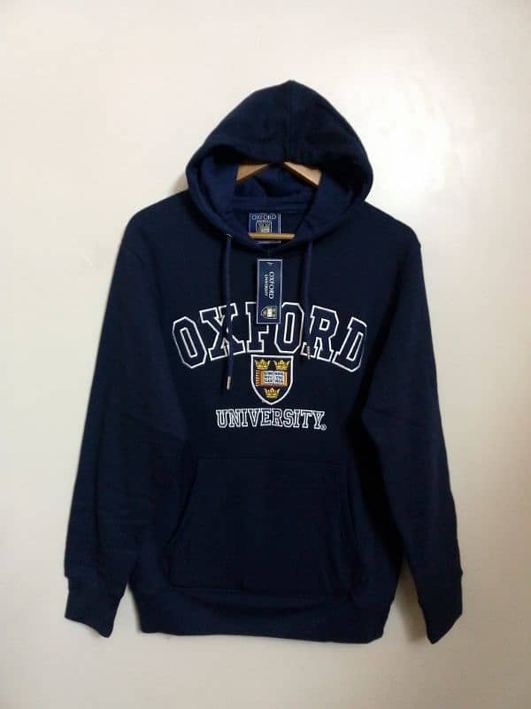 Vintage Oxford University Printed Hoodie 11