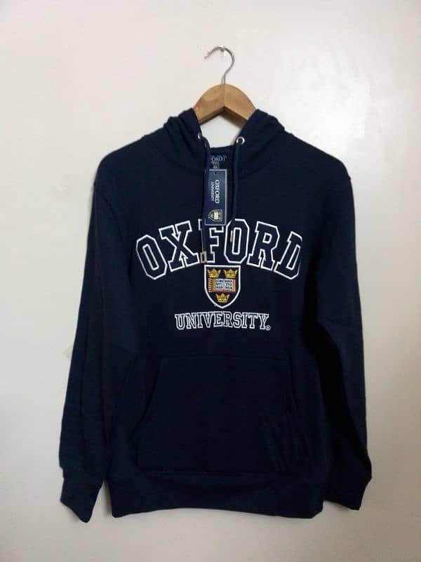 Vintage Oxford University Printed Hoodie 12