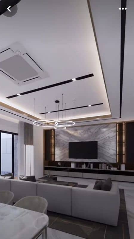 false ceiling in gypsum board 2