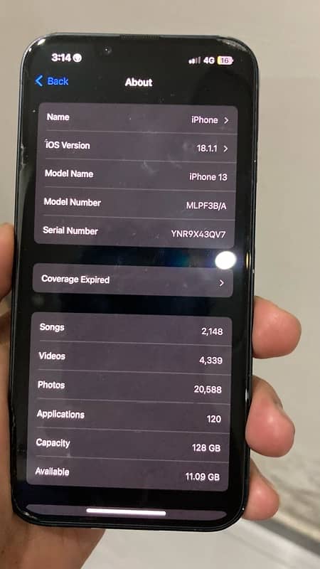 Iphone 13 128gb Non pta 6