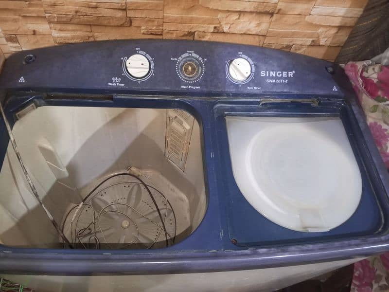 singer washing machine + dryer 1