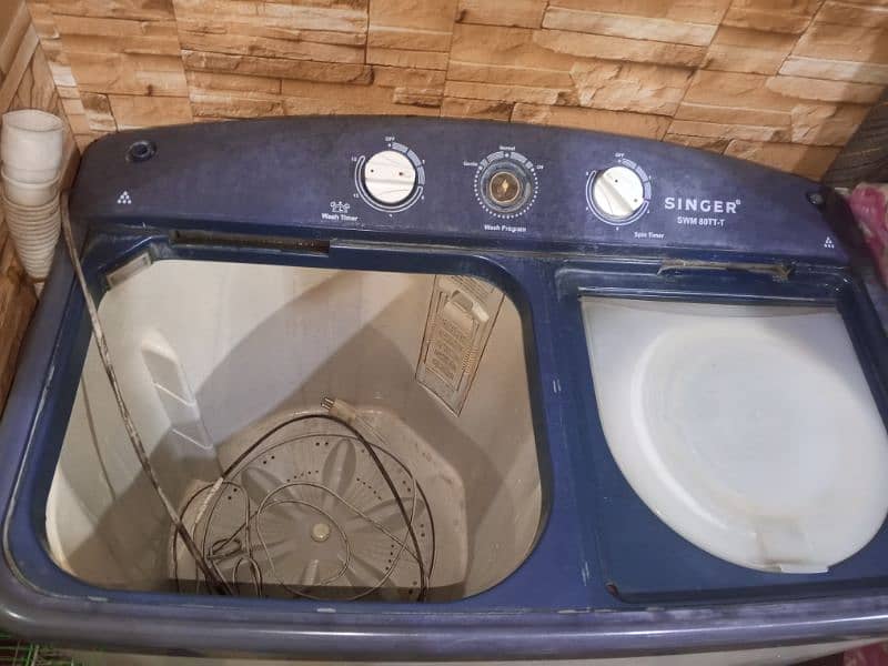 singer washing machine + dryer 4