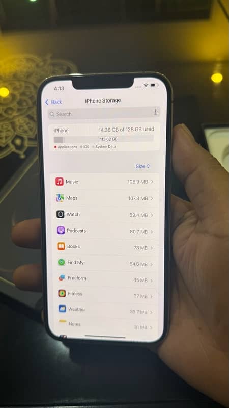 iphone 12 pro max gold 128gb PTA approved full box 10