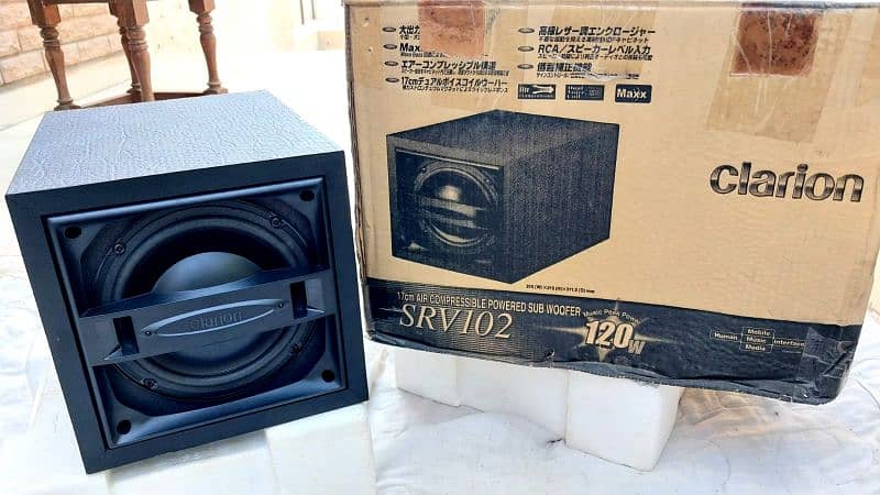 CLARION SRV 102 POWERED ACTIVE SUB-WOOFER 0