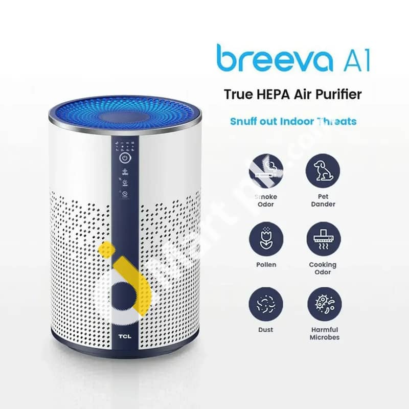 TCL Breeva A1 Air Purifier with True HEPA H13 Filter 0