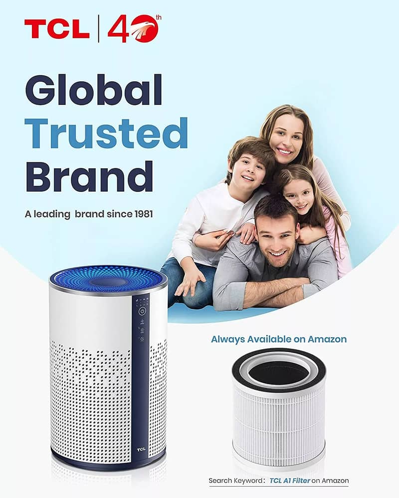 TCL Breeva A1 Air Purifier with True HEPA H13 Filter 1