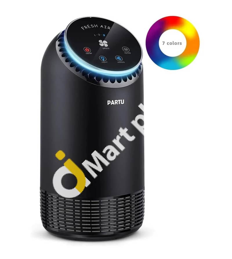 PARTU Air Purifier with Ultra Quiet True HEPA Filtration 0