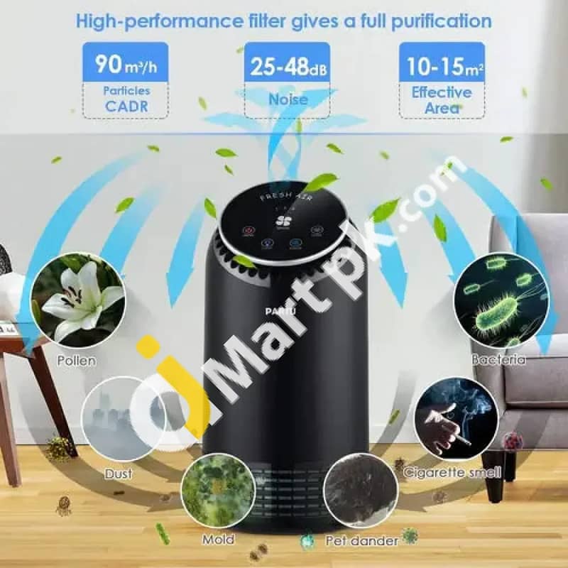 PARTU Air Purifier with Ultra Quiet True HEPA Filtration 4