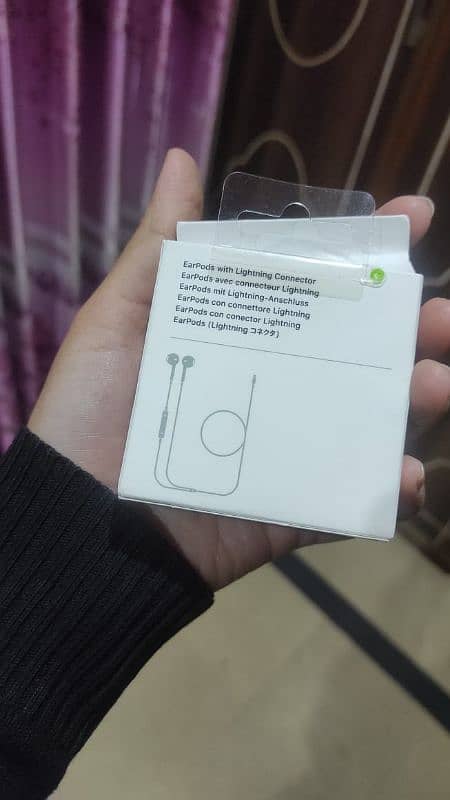 Apple Earpods with Lightning connector. 0