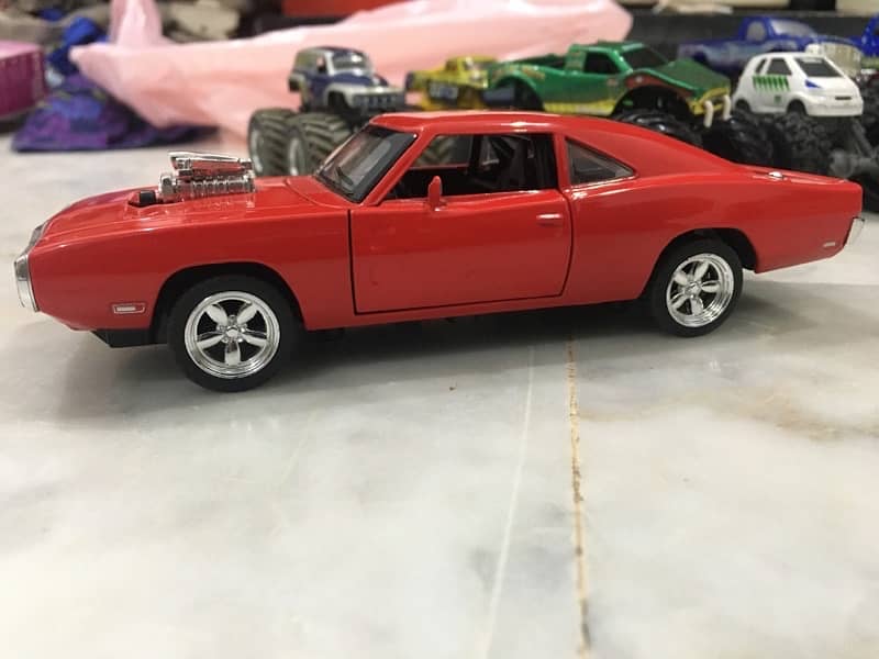 its 1970 dodge charger car metal body with lights and sound effects 7