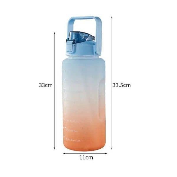 2 litres silicon water bottle 0