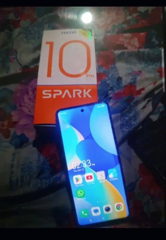 Tecno spark 10 pro 8+8 256 10/10 condition with full box 0