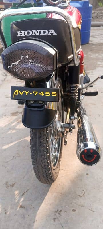 Honda 125 Model 2021 All Punjab nbr 4