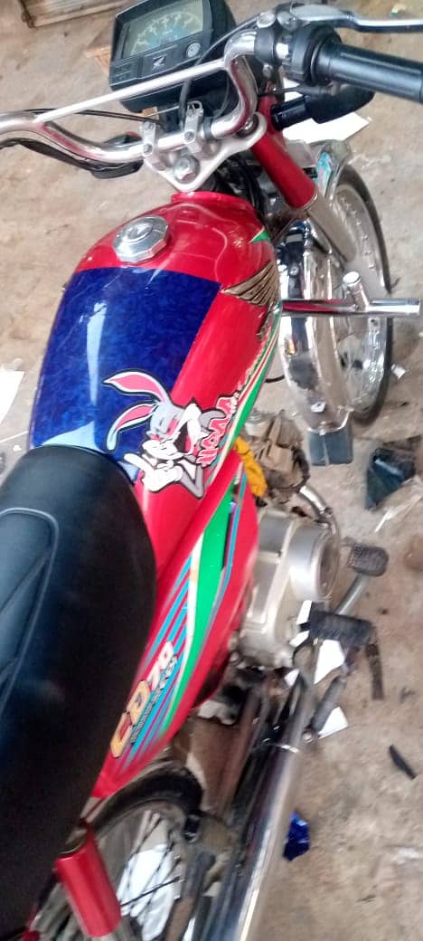 Honda CD 70 2017 model nice condition 5