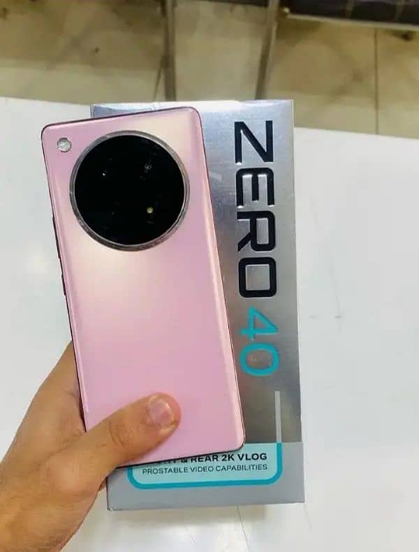 Infinix Zero 40 pink colour 0