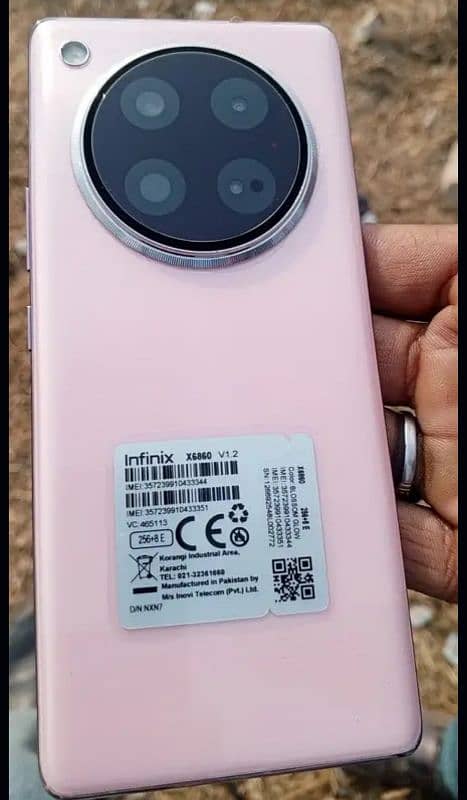 Infinix Zero 40 pink colour 2