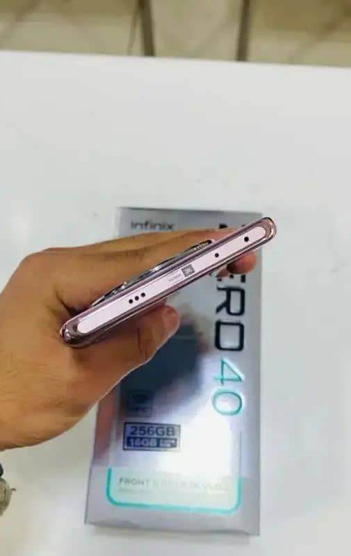 Infinix Zero 40 pink colour 8